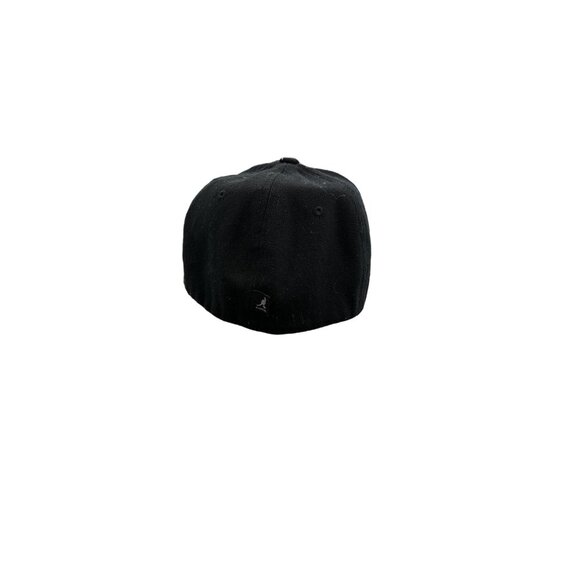 Kangol Flexfit Wool Baseball Hat BLACK Size S/M Look Cool Hide Bad Hair Days - Picture 3 of 6